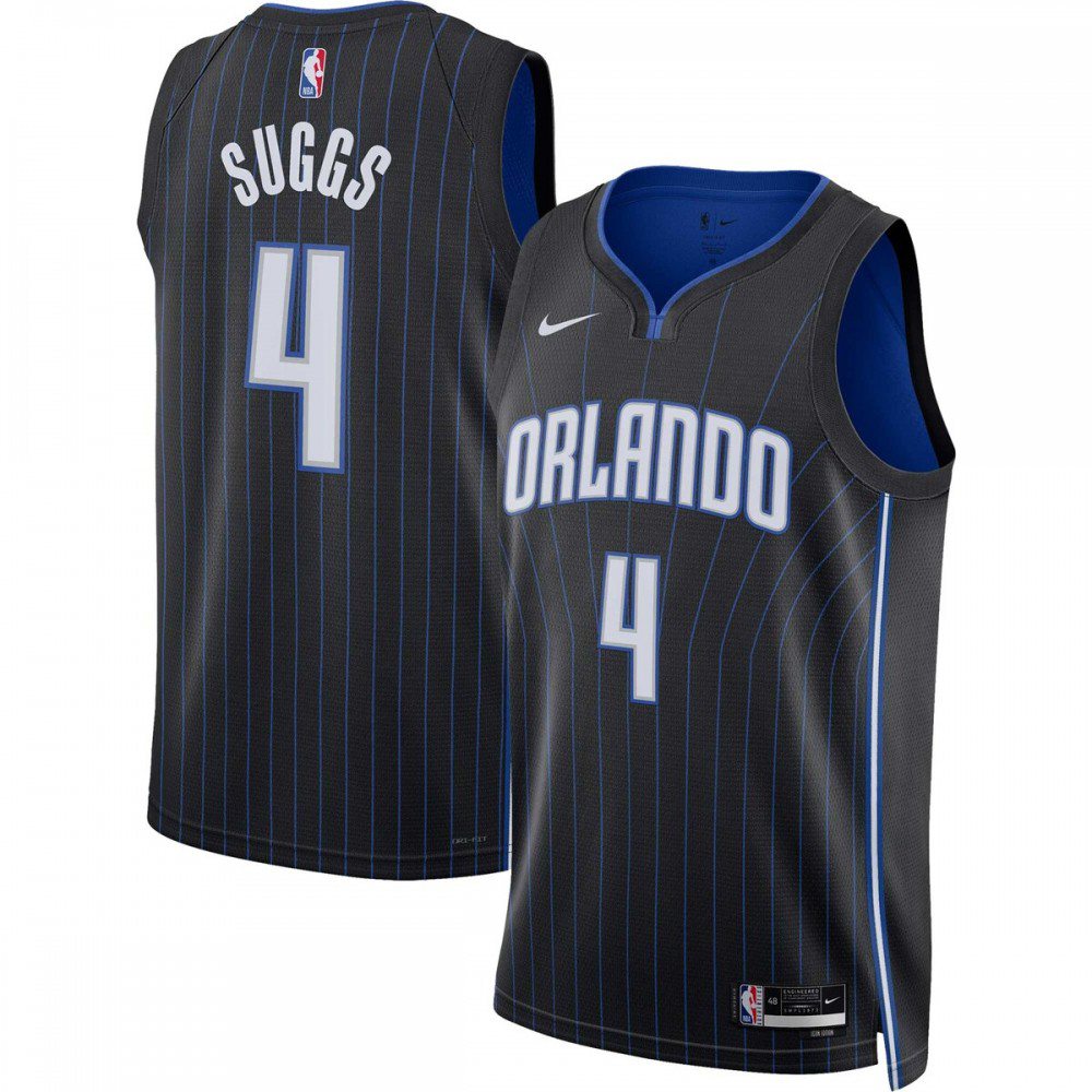Jalen Suggs Orlando Magic Unisex 2022/23 Swingman Jersey - Icon Edition - Black-Pro Kit Vault | Brand New 26/27 Sports Jerseys